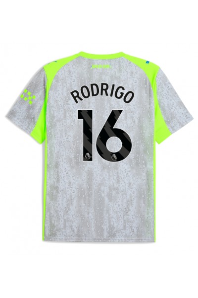 Manchester City Rodri Hernandez #16 Jalkapallovaatteet Kolmaspaita 2025-26 Lyhythihainen Manchester City Rodri Hernandez #16 Jalkapallovaatteet Kolmaspaita 2025-26 Lyhythihainen